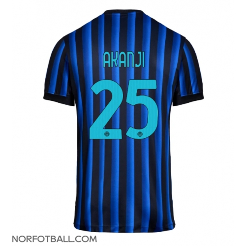 Billige Fotballdrakt Inter Milan Manuel Akanji #25 Replika Hjemmedrakt 2025-26 Kortermet Billige Fotballdrakt Inter Milan Manuel Akanji #25 Replika Hjemmedrakt 2025-26 Kortermet